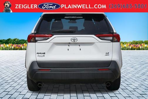 White 2022 Toyota RAV4 LE