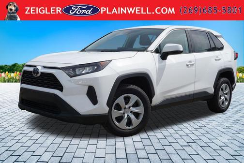 White 2022 Toyota RAV4 LE