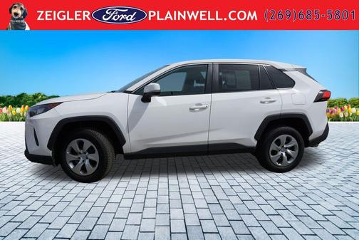 White 2022 Toyota RAV4 LE