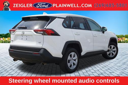 White 2022 Toyota RAV4 LE