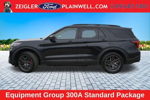 Black Metallic 2025 Ford Explorer ST-Line