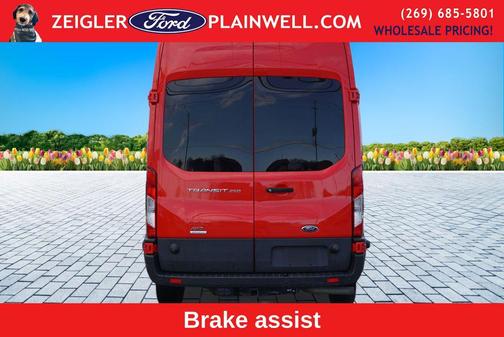 Red 2023 Ford Transit-250 Base