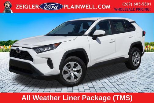 White 2022 Toyota RAV4 LE