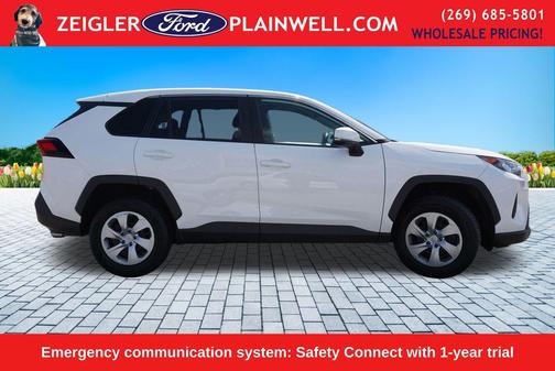 White 2022 Toyota RAV4 LE