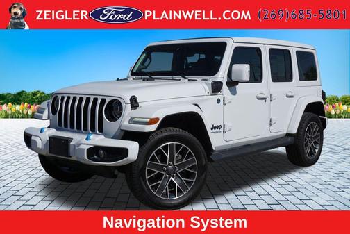 Bright White Clearcoat 2022 Jeep Wrangler Unlimited 4xe Sahara High Altitude
