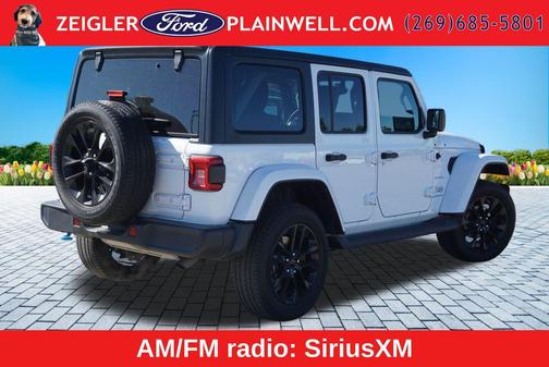 Bright White Clearcoat 2023 Jeep Wrangler 4xe Sahara
