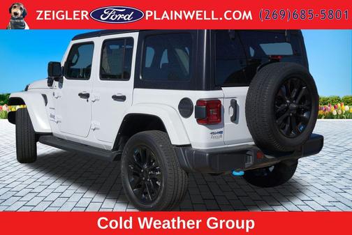 Bright White Clearcoat 2023 Jeep Wrangler 4xe Sahara