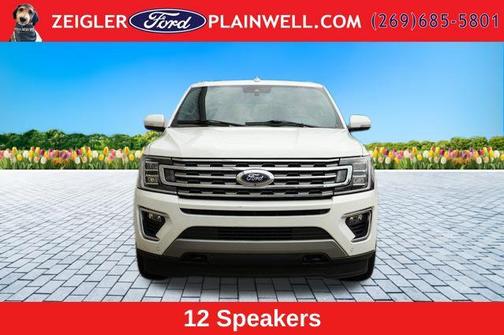 Star White Metallic Tri-Coat 2021 Ford Expedition Max Limited