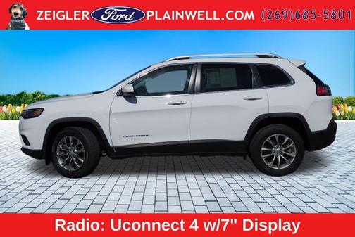 Bright White Clearcoat 2021 Jeep Cherokee Latitude Plus