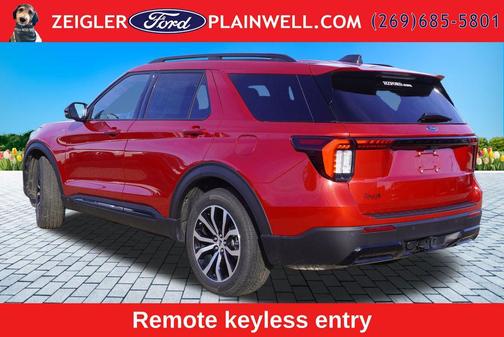 Red Metallic 2026 Ford Explorer ST-Line
