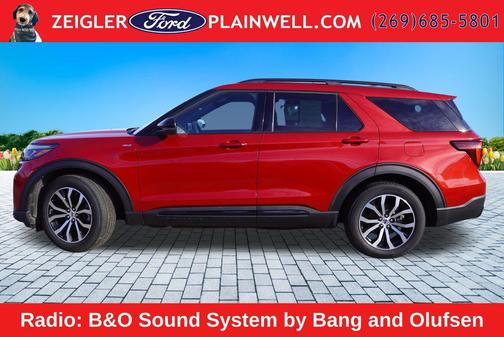 Red Metallic 2026 Ford Explorer ST-Line