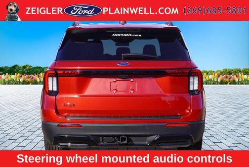 Red Metallic 2026 Ford Explorer ST-Line
