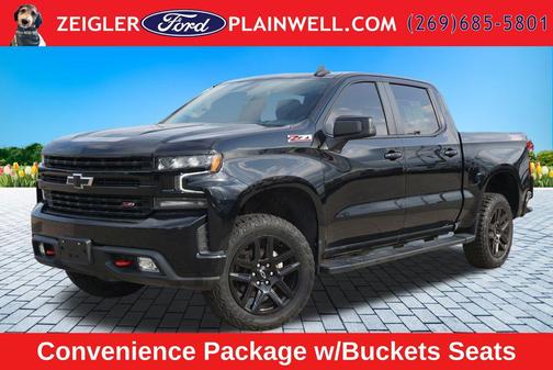 Black 2021 Chevrolet Silverado 1500 LT Trail Boss