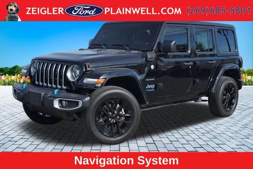 Black Clearcoat 2022 Jeep Wrangler Unlimited 4xe Sahara