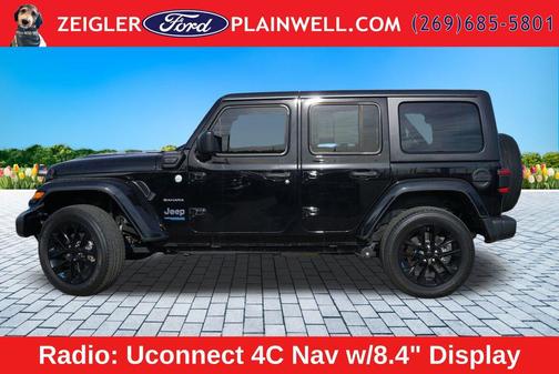 Black Clearcoat 2022 Jeep Wrangler Unlimited 4xe Sahara