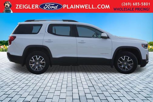 Summit White 2023 GMC Acadia AWD SLT