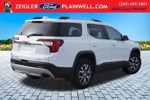 Summit White 2023 GMC Acadia AWD SLT