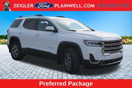 Summit White 2023 GMC Acadia AWD SLT