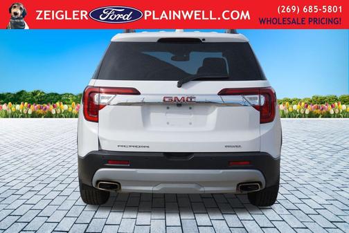 Summit White 2023 GMC Acadia AWD SLT