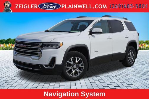 Summit White 2023 GMC Acadia AWD SLT