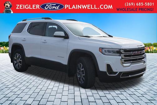 Summit White 2023 GMC Acadia AWD SLT