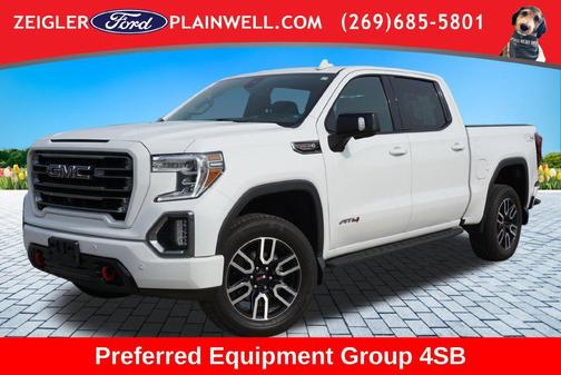 Summit White 2021 GMC Sierra 1500 AT4