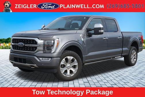 Gray Metallic 2022 Ford F-150 Platinum