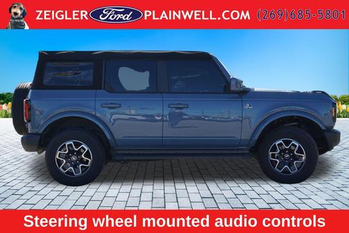 Azure Gray Metallic 2024 Ford Bronco Outer Banks