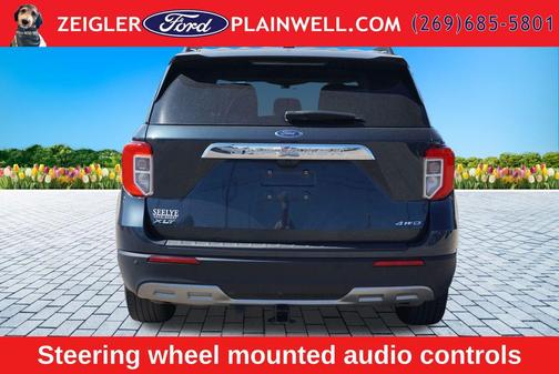 Blue Metallic 2023 Ford Explorer XLT