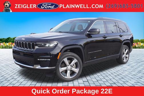 Diamond Black Crystal Pearlcoat 2022 Jeep Grand Cherokee L Limited