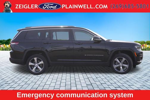 Diamond Black Crystal Pearlcoat 2022 Jeep Grand Cherokee L Limited