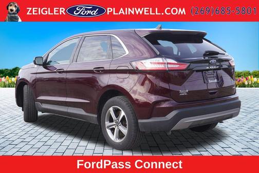 Burgundy 2024 Ford Edge SEL