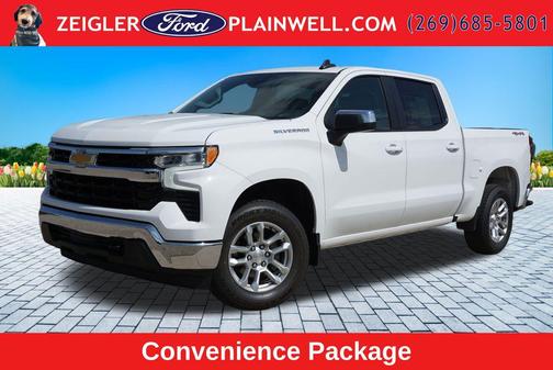 Summit White 2023 Chevrolet Silverado 1500 LT