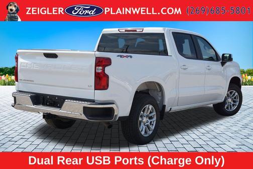 Summit White 2023 Chevrolet Silverado 1500 LT