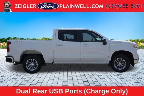 Summit White 2023 Chevrolet Silverado 1500 LT