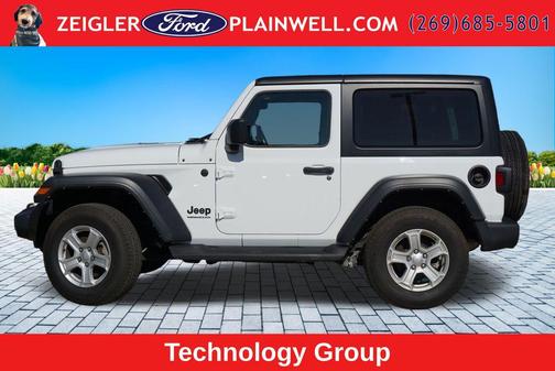 Bright White Clearcoat 2022 Jeep Wrangler Sport S