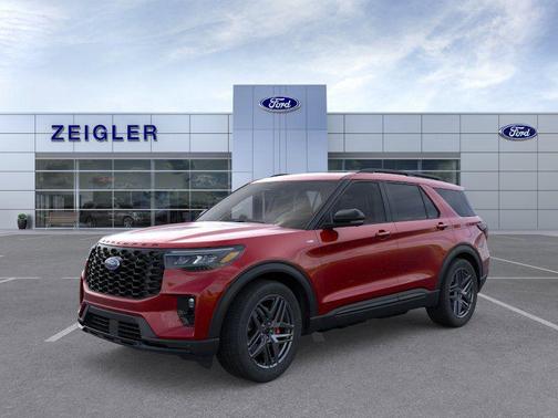 Red Metallic 2026 Ford Explorer ST-Line