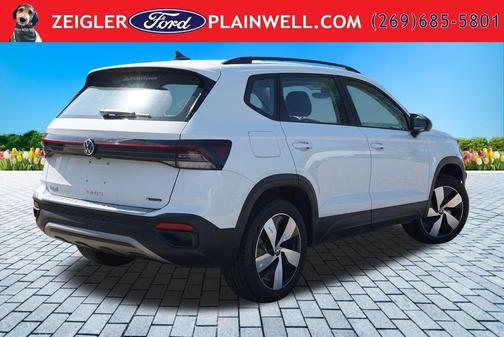 Pure White 2025 Volkswagen Taos 1.5T S