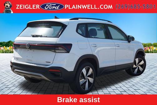 Pure White 2025 Volkswagen Taos 1.5T S