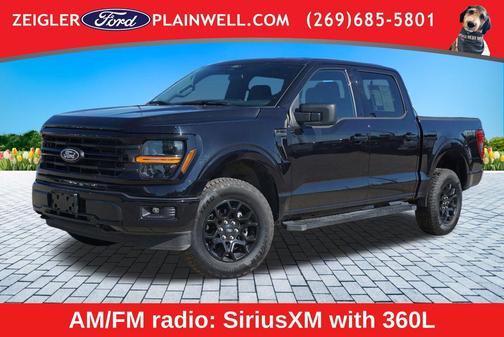 Agate Black Metallic 2025 Ford F-150 XLT