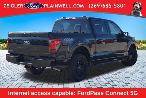 Agate Black Metallic 2025 Ford F-150 XLT
