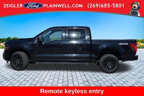 Agate Black Metallic 2025 Ford F-150 XLT