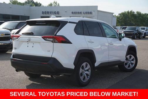 White 2022 Toyota RAV4 LE