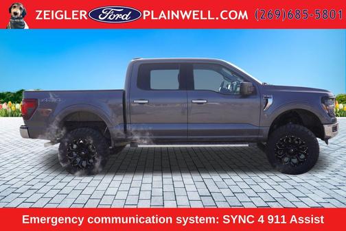Gray 2024 Ford F-150 XLT