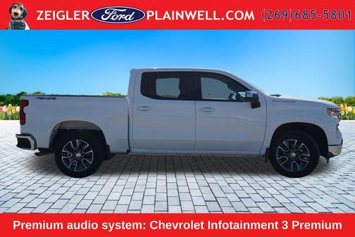 Summit White 2023 Chevrolet Silverado 1500 LT