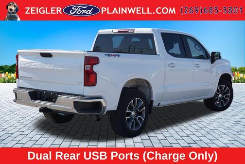 Summit White 2023 Chevrolet Silverado 1500 LT