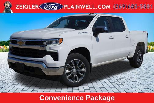 Summit White 2023 Chevrolet Silverado 1500 LT