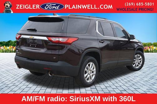 Black Cherry Metallic 2021 Chevrolet Traverse LT Leather