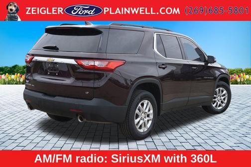 Black Cherry Metallic 2021 Chevrolet Traverse LT Leather
