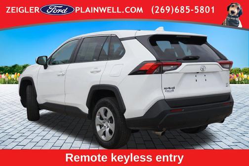 White 2022 Toyota RAV4 LE